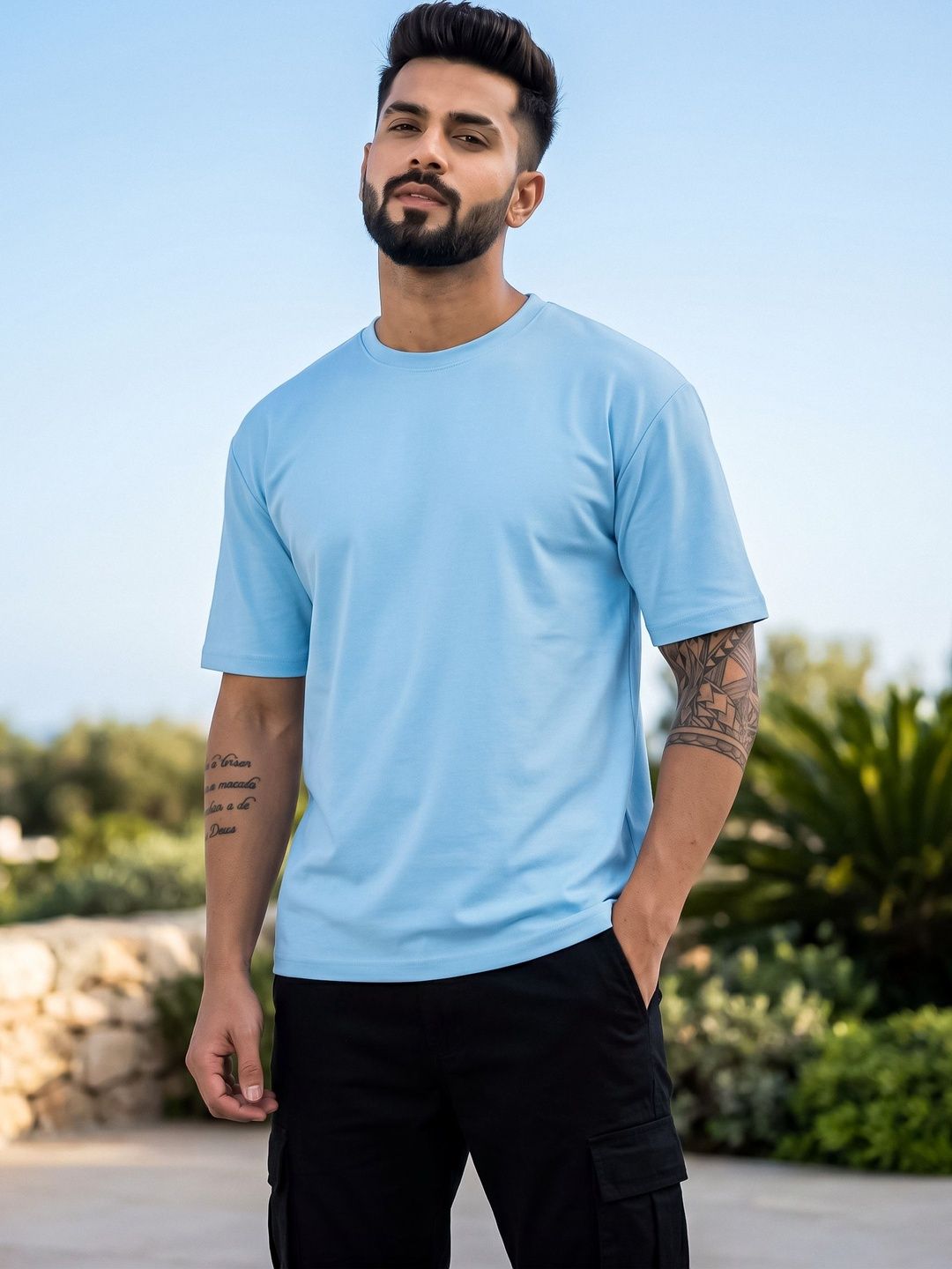 CHUGHZ  Round Neck Oversized T-shirt