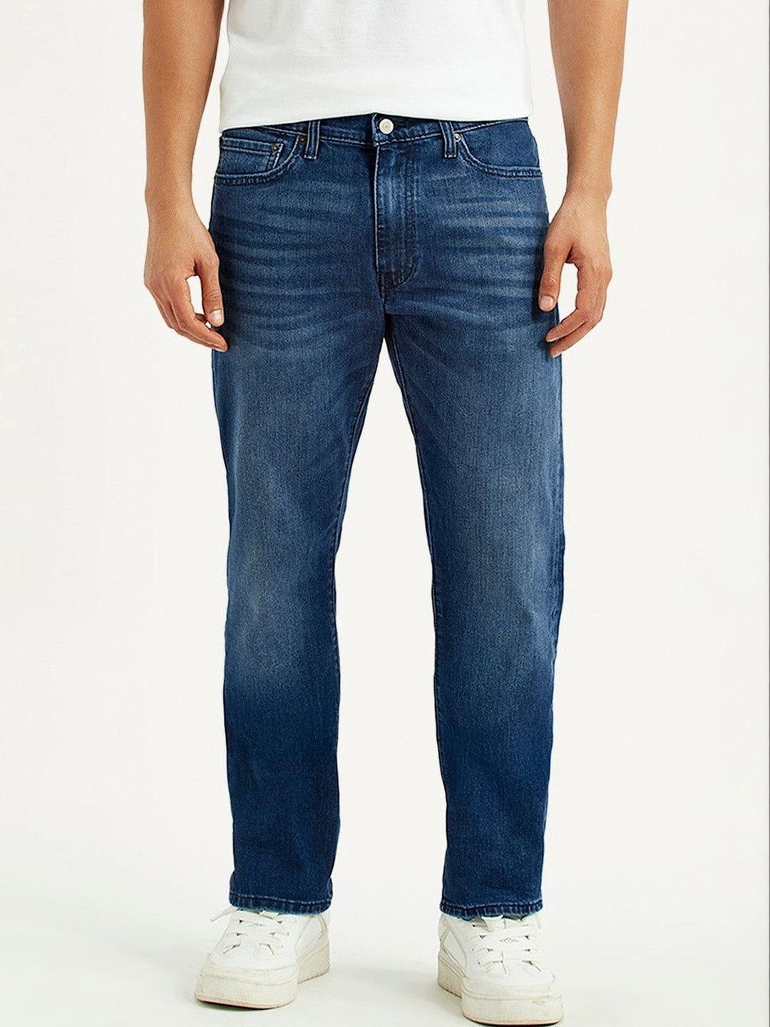 Levis Levis Men Slim Fit Mid-Rise Light Fade Stretchable Jeans