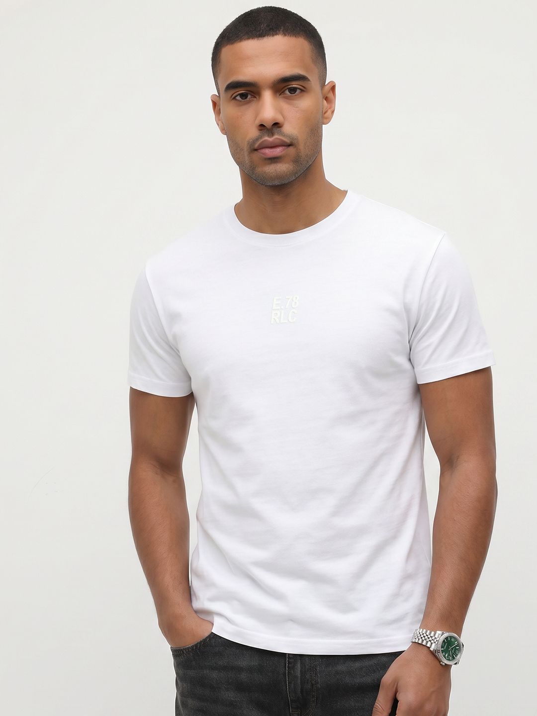 Roadster The Lifestyle Co Round Neck T-shirt