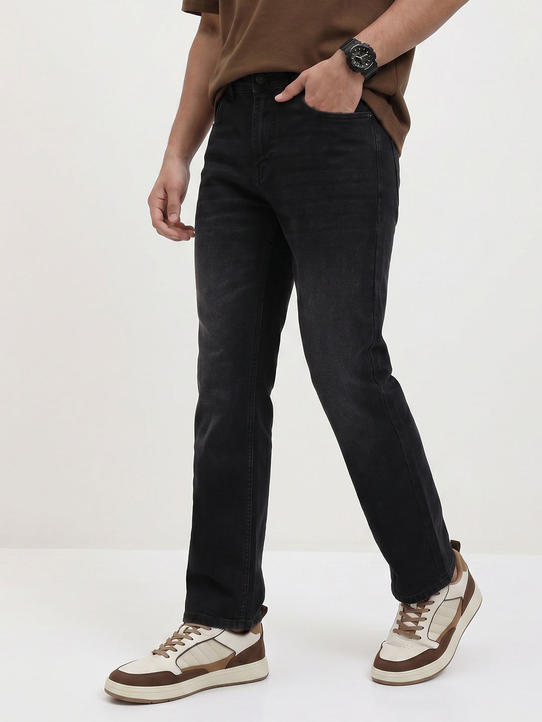 The Roadster Life Co. Men Light Fade Stretchable jeans