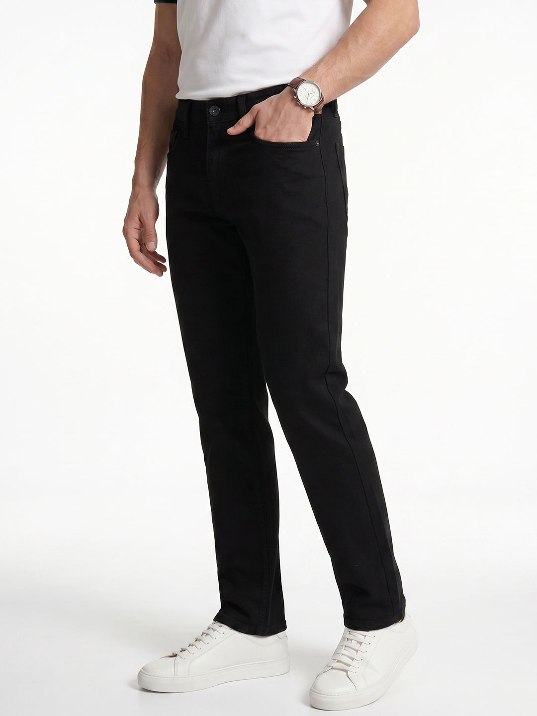 Integriti Men Straight Fit Light Fade Stretchable Jeans