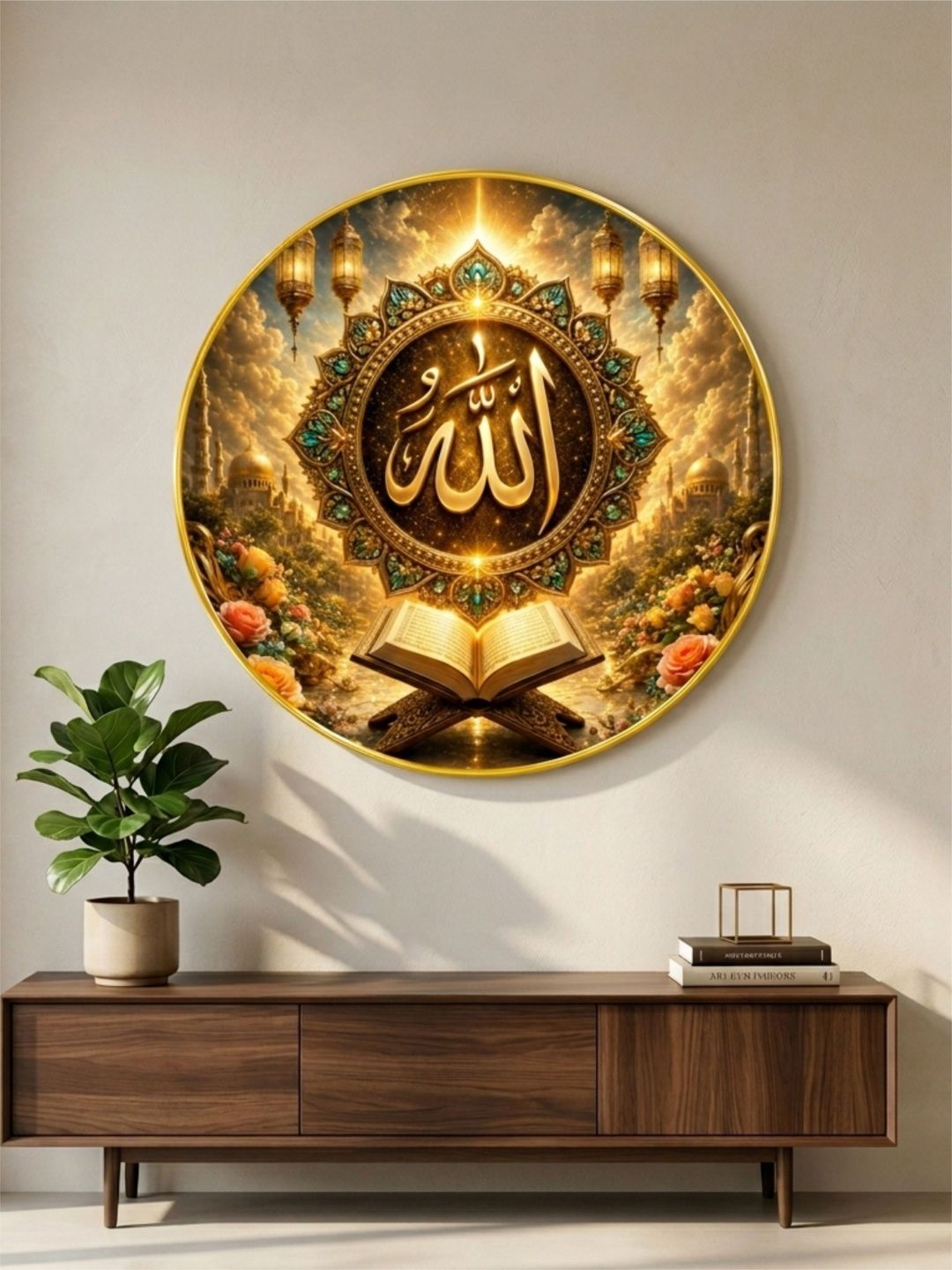 Aura Aura Multicoloured MDF Religious Wall Paintings