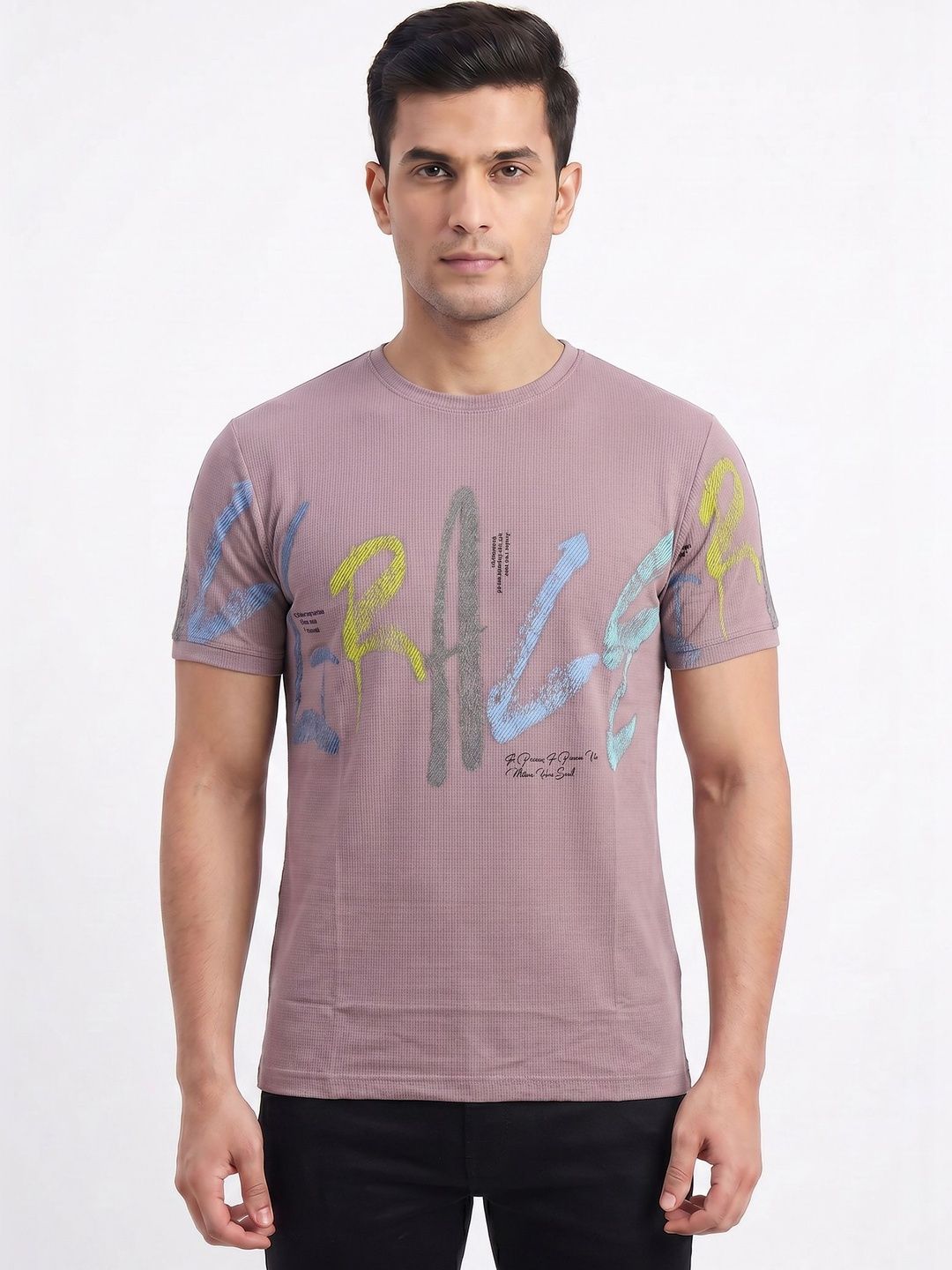 Plugin Men Printed T-shirt
