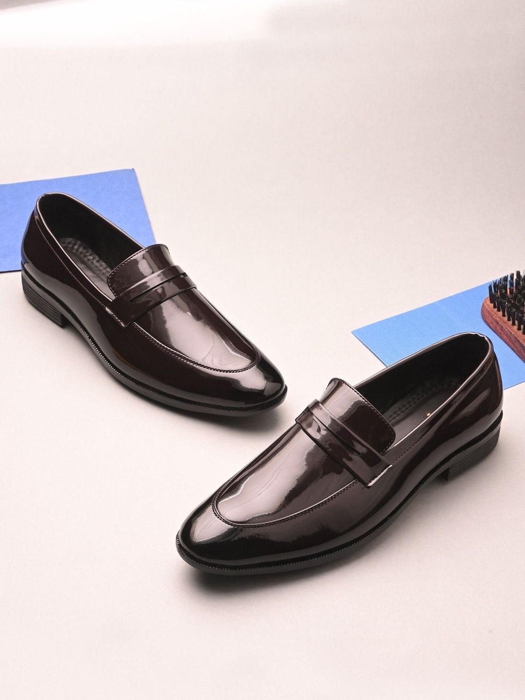 HERE&NOW HERE&NOW Men Pointed Toe Formal Loafers
