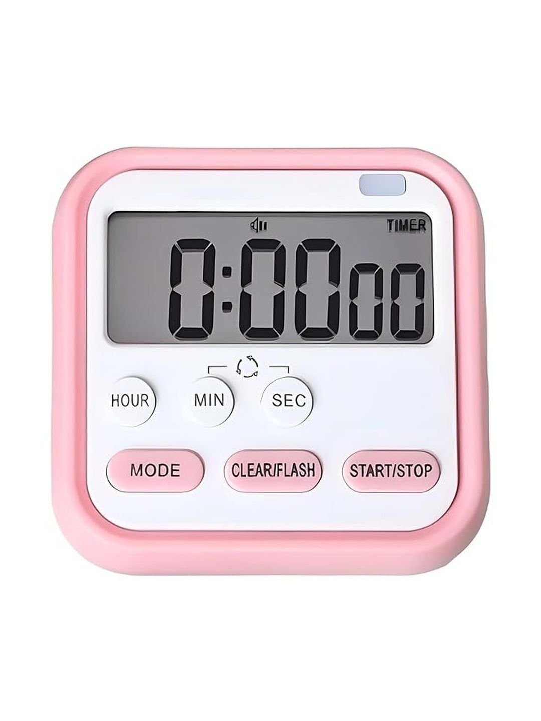Myntra Elegant Homes Pink & Pink Contemporary Alarm Clock