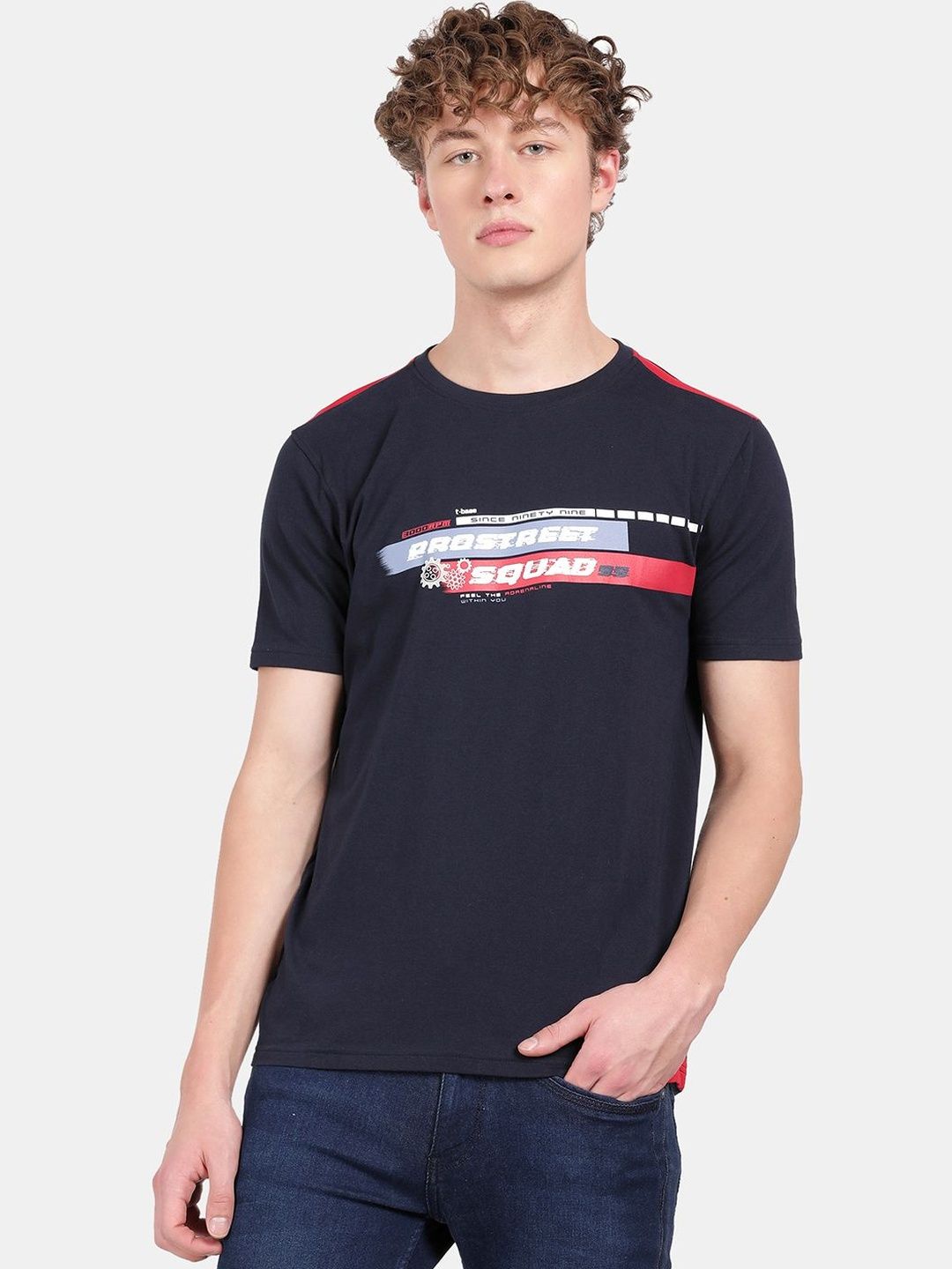 t-base Men Printed T-shirt