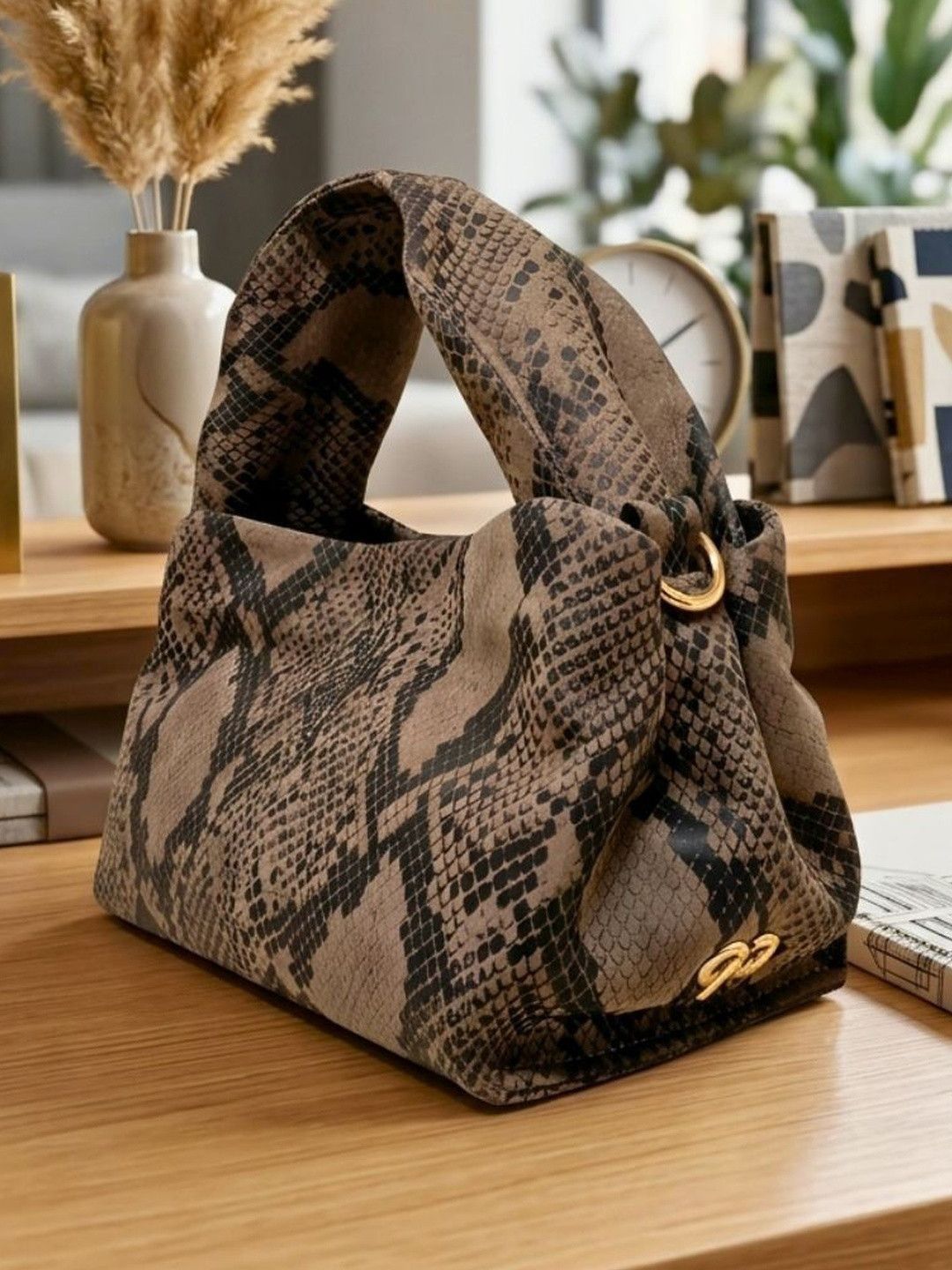 Buy Michael Kors Brown Mina Large Shoulder Bag - Handbags for
