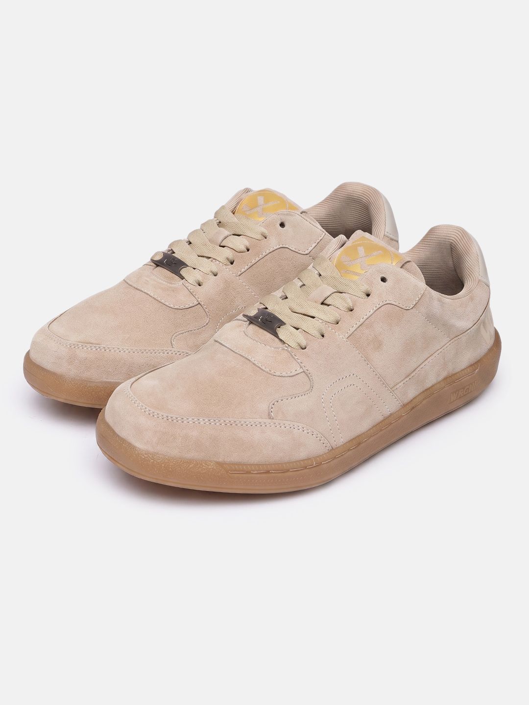 WROGN Men Suede Lace-Up Sneakers