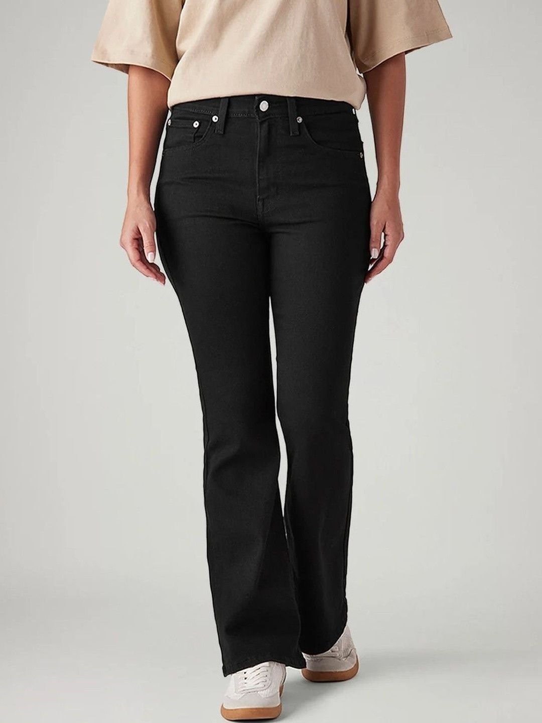 Levis Levis Women Classic Flared High-Rise Stretchable Jeans
