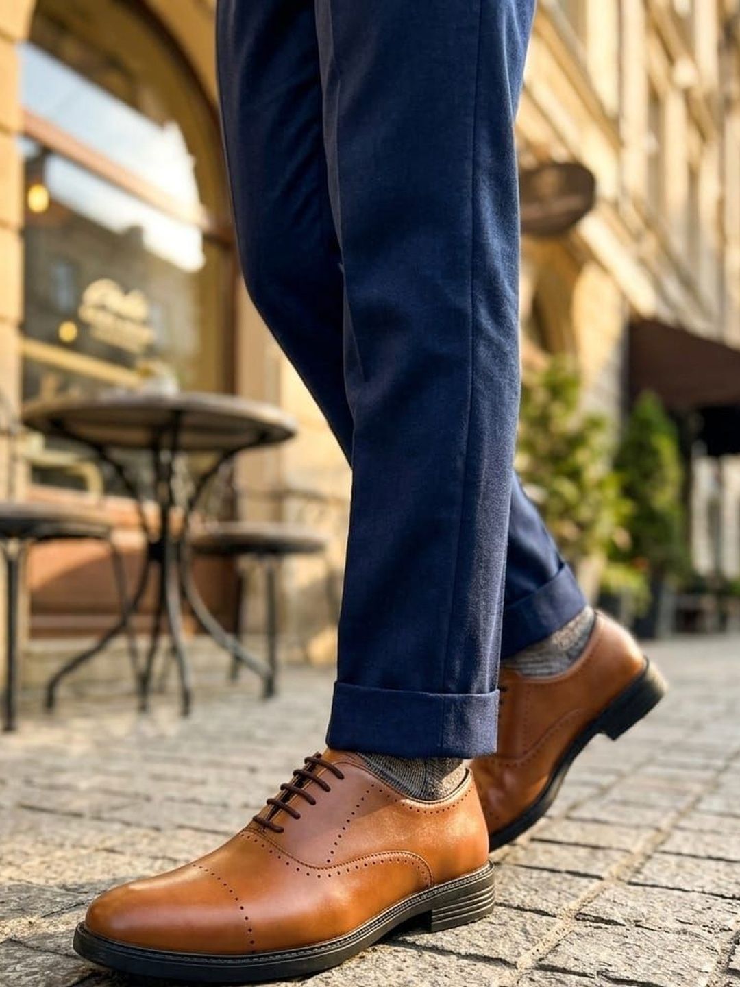 House of Pataudi Men Round Toe Lace-Ups Formal Oxfords