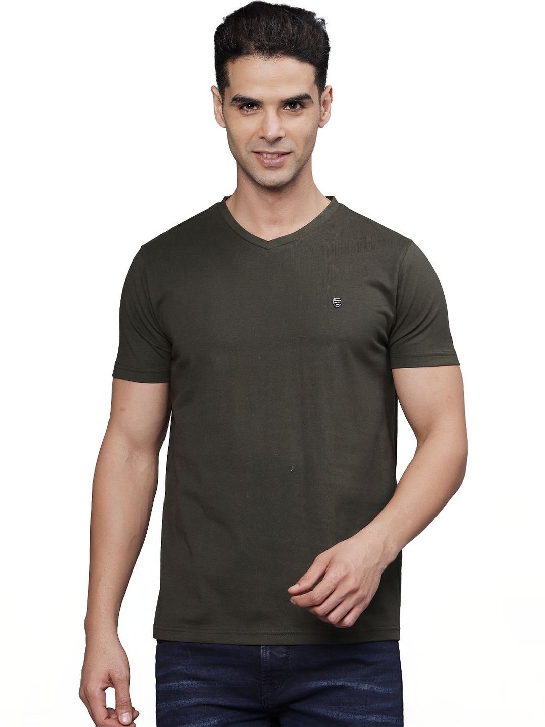 t-base Men V-Neck T-shirt