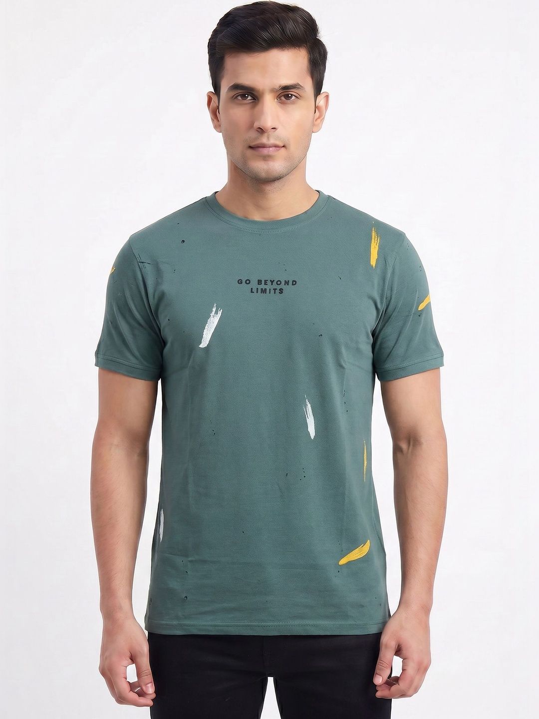 Plugin Men Printed T-shirt