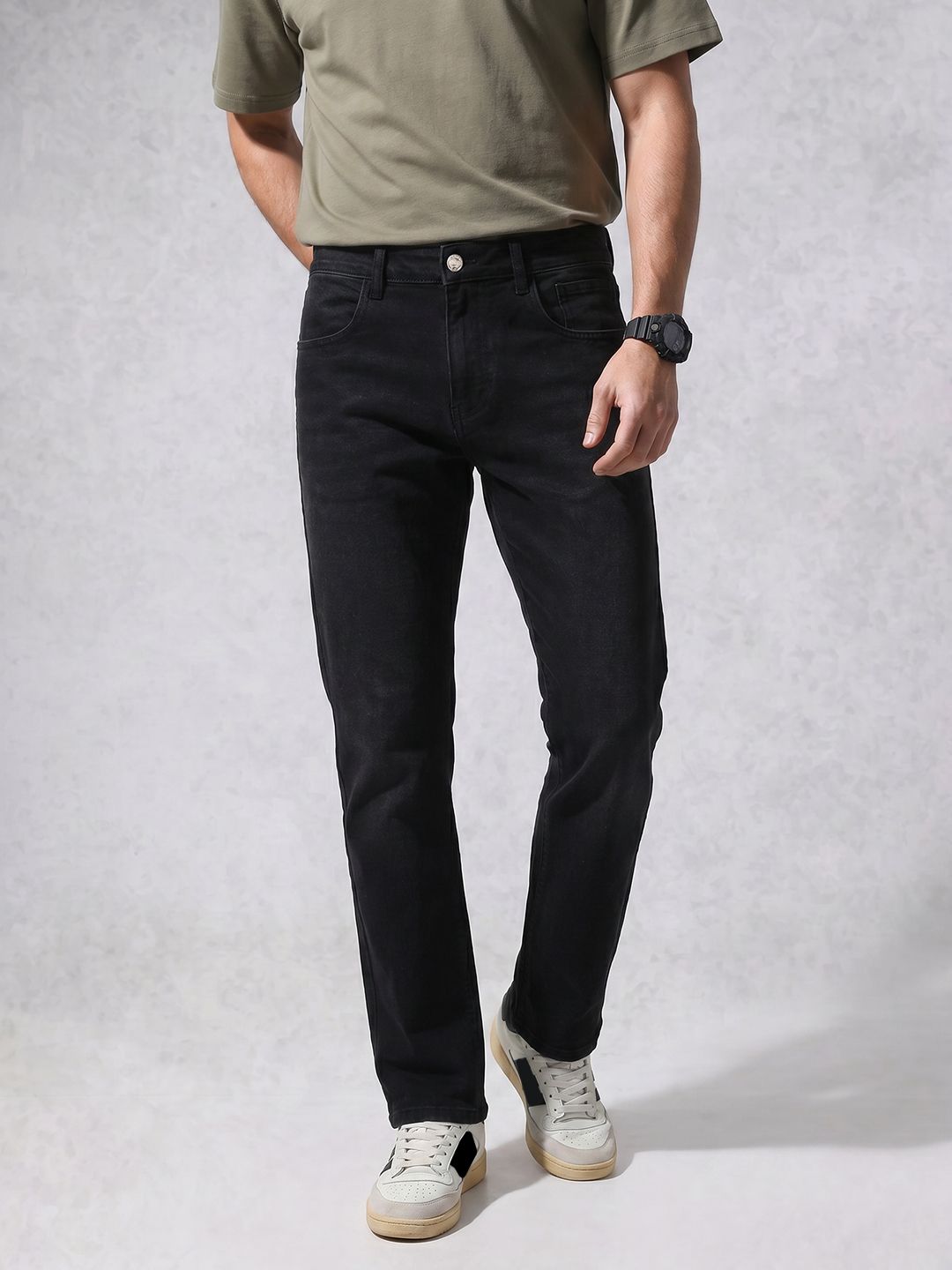 WROGN Men Straight Fit Jeans