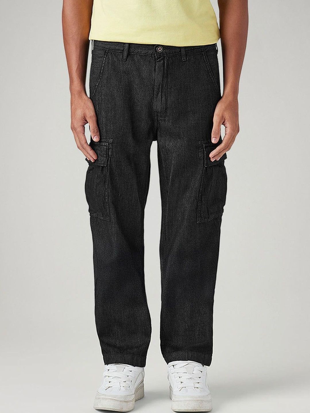 Levis Men Classic Loose Fit Cargos Trousers deal from myntra Levis Men Classic Loose Fit Cargos Trousers deal from myntra