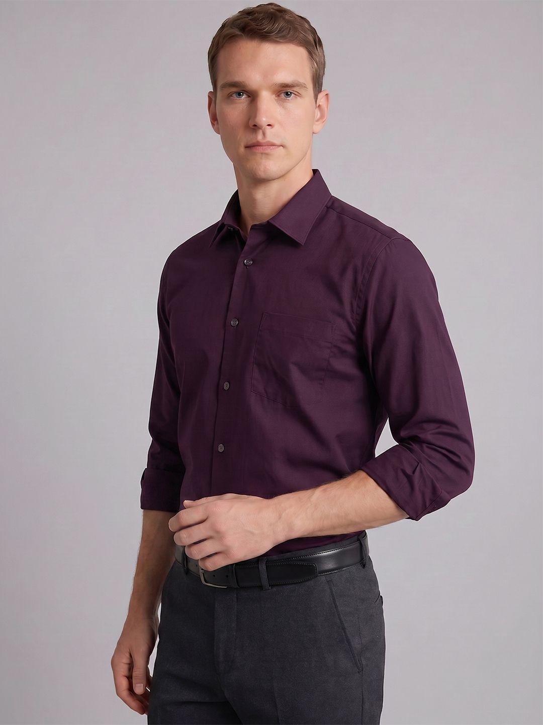 Blackberrys Slim Fit Pure Cotton Formal Shirt