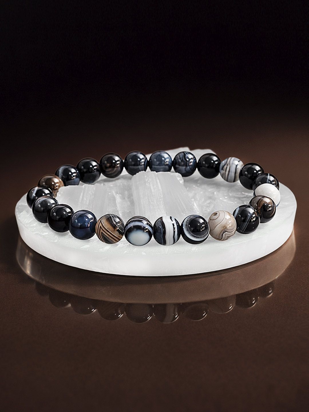 SOLAVA SOLAVA Unisex Crystals Handcrafted Bracelet