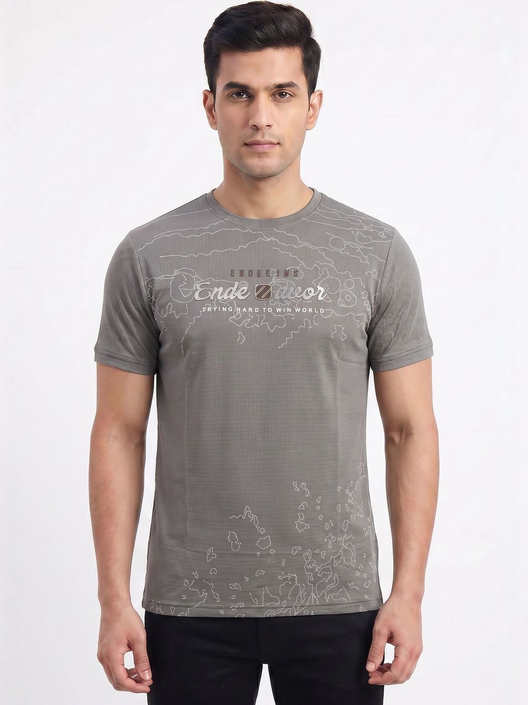 Plugin Men Printed T-shirt