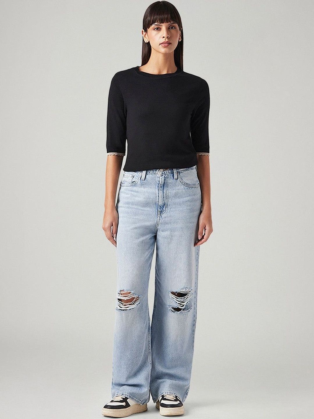 Classic Relaxed Fit High-Rise Light Fade Jeans