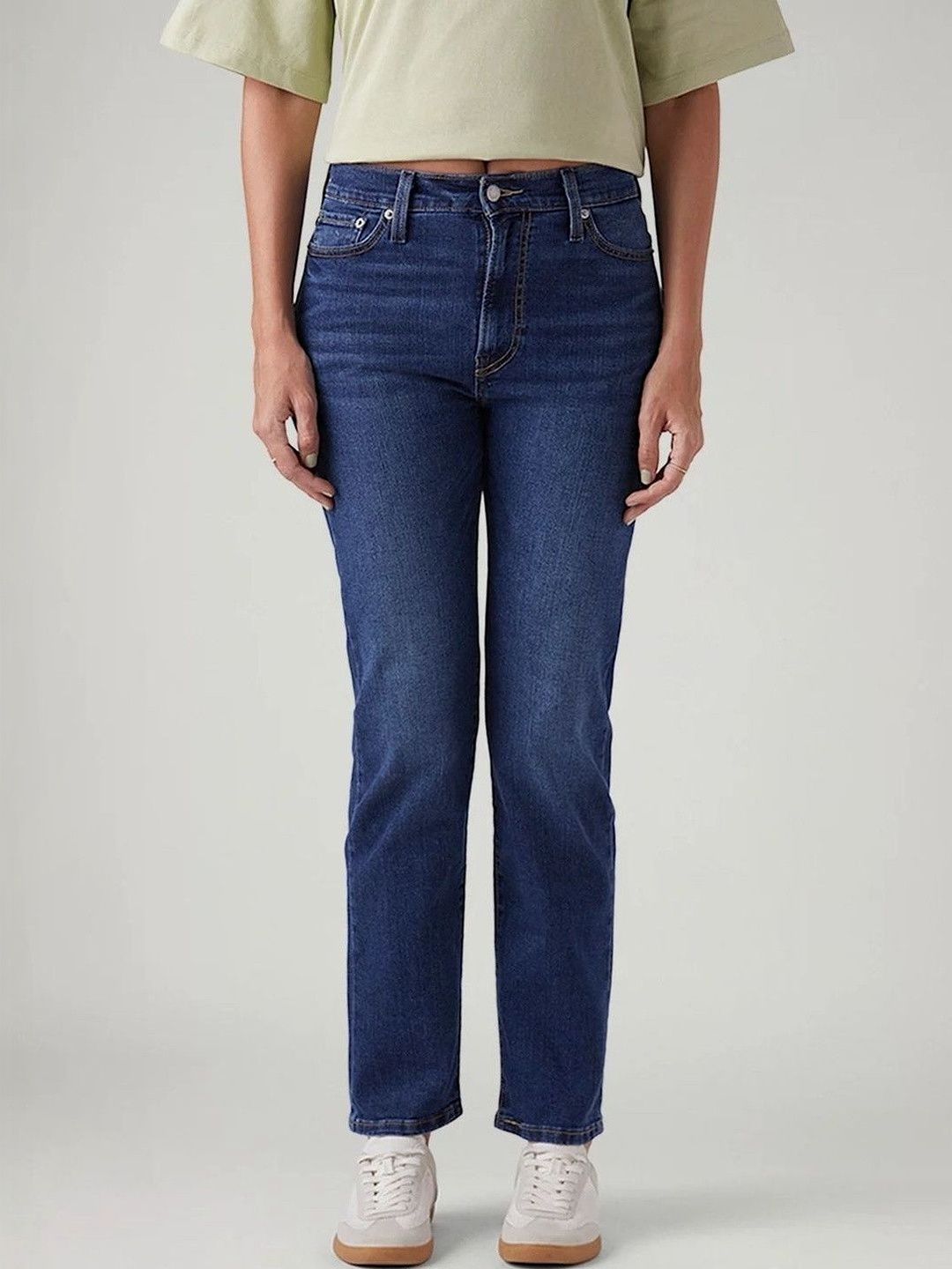 Levis Levis Women Classic Straight Fit High-Rise Stretchable Jeans