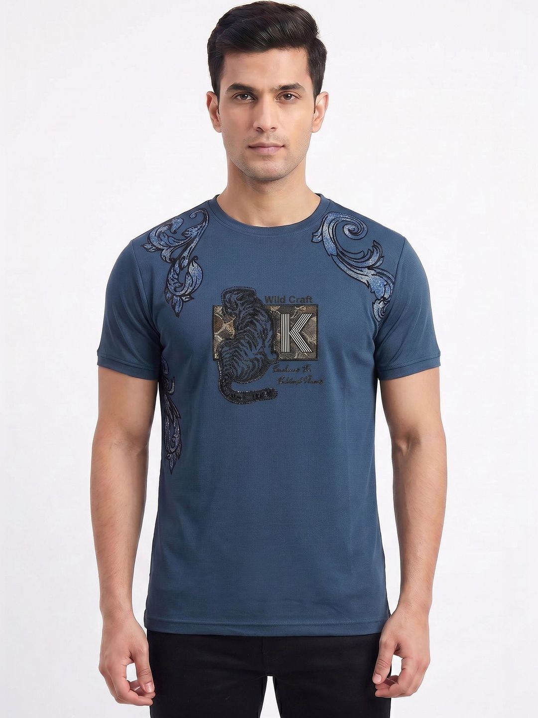 Plugin Men Printed T-shirt