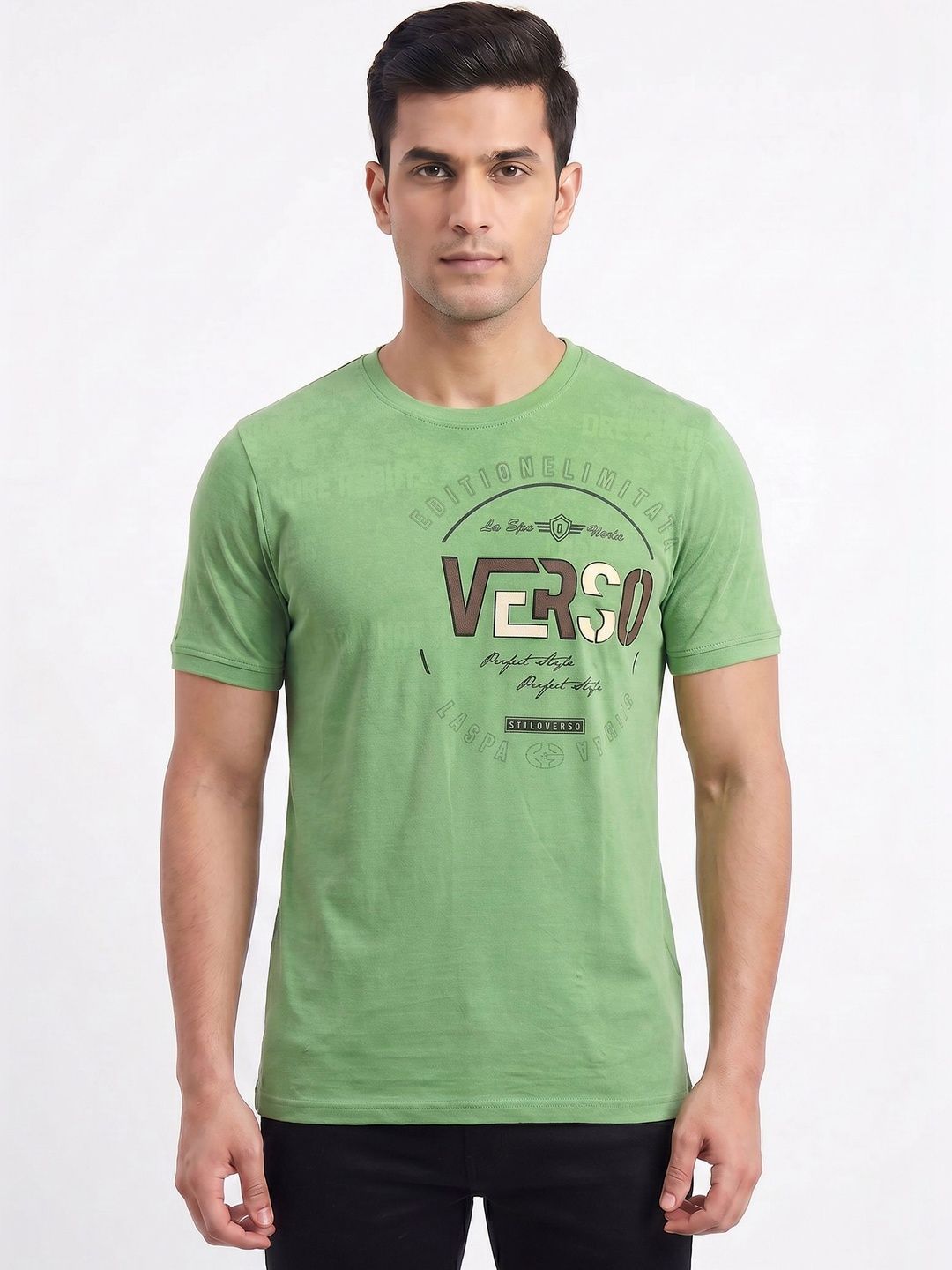 Plugin Men Typography Printed T-shirt