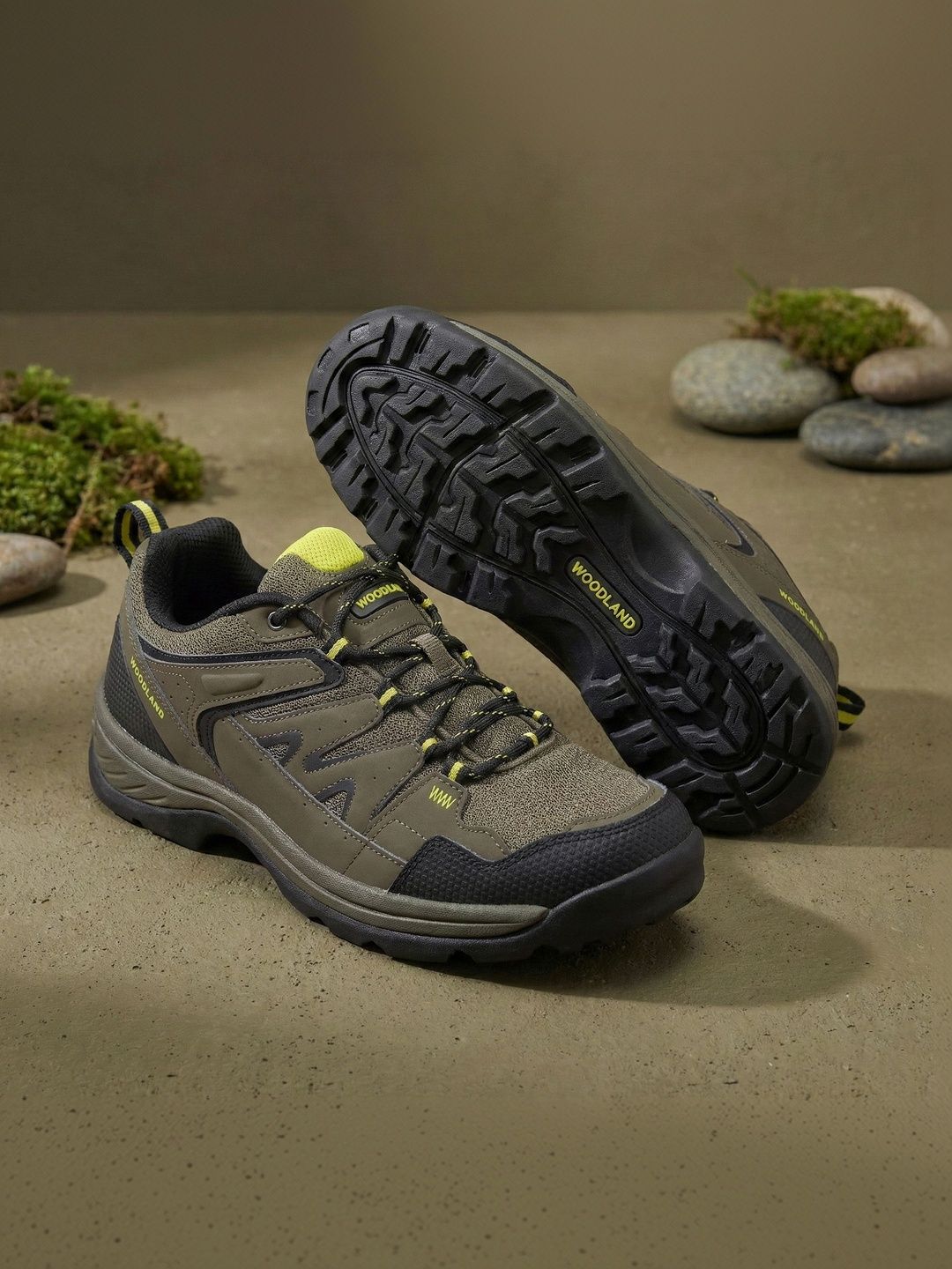 Woodland Woodland Men Mesh Trekking Shoes