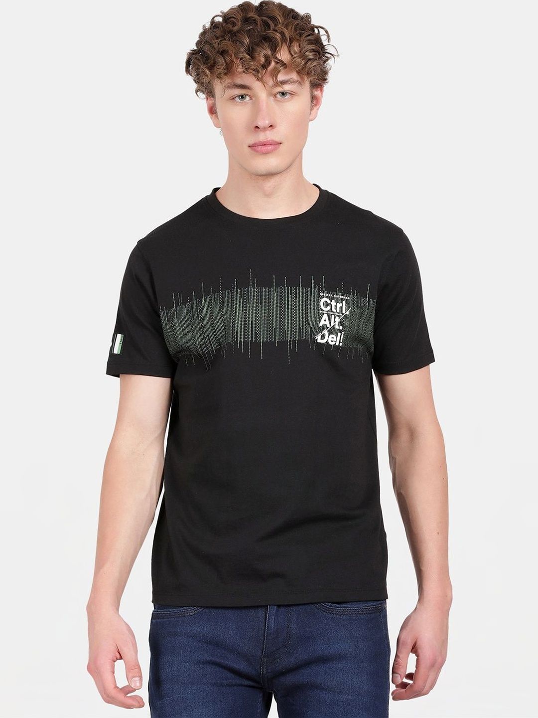 t-base Men Typography Printed T-shirt