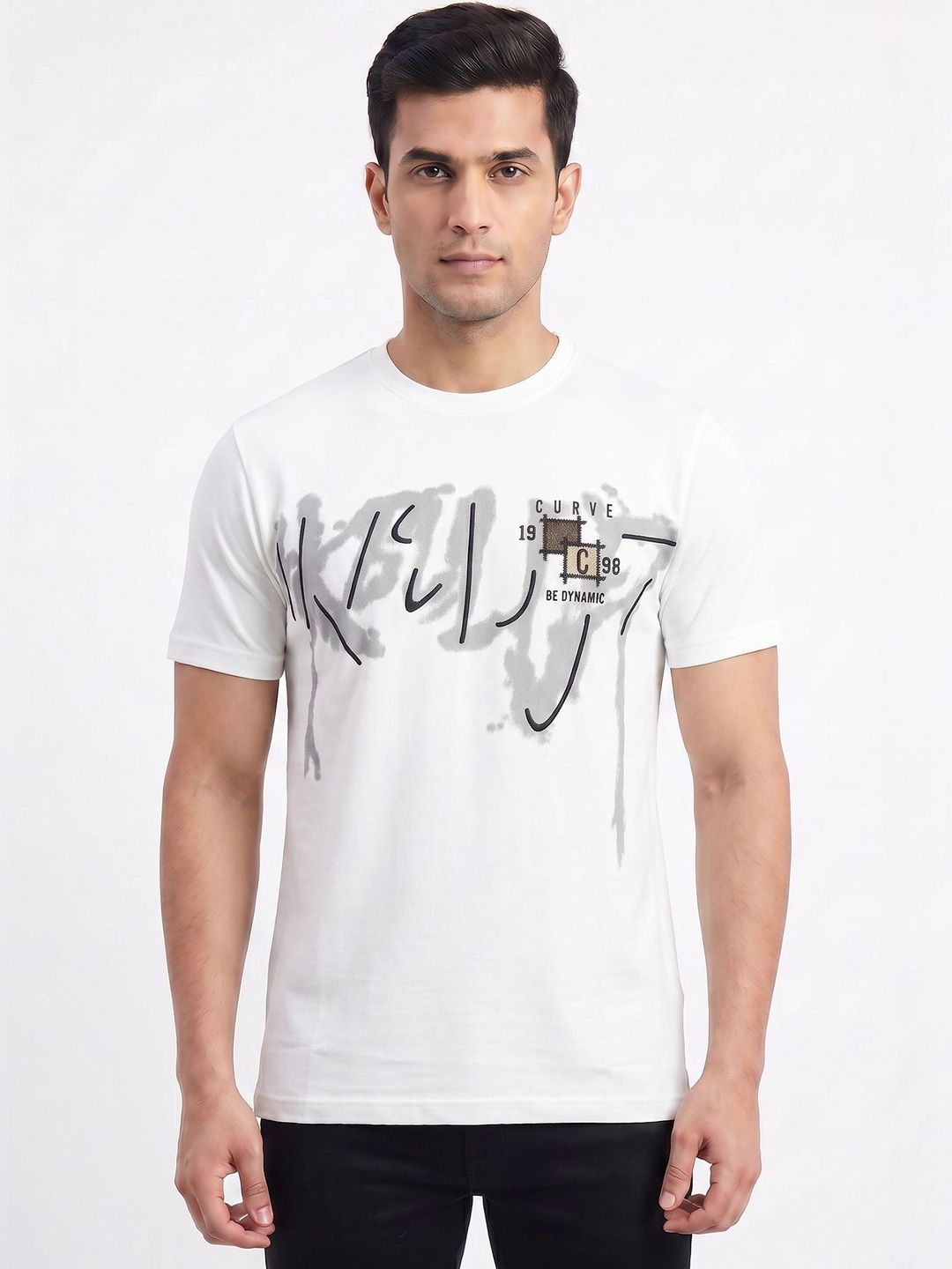 Plugin Men Printed T-shirt