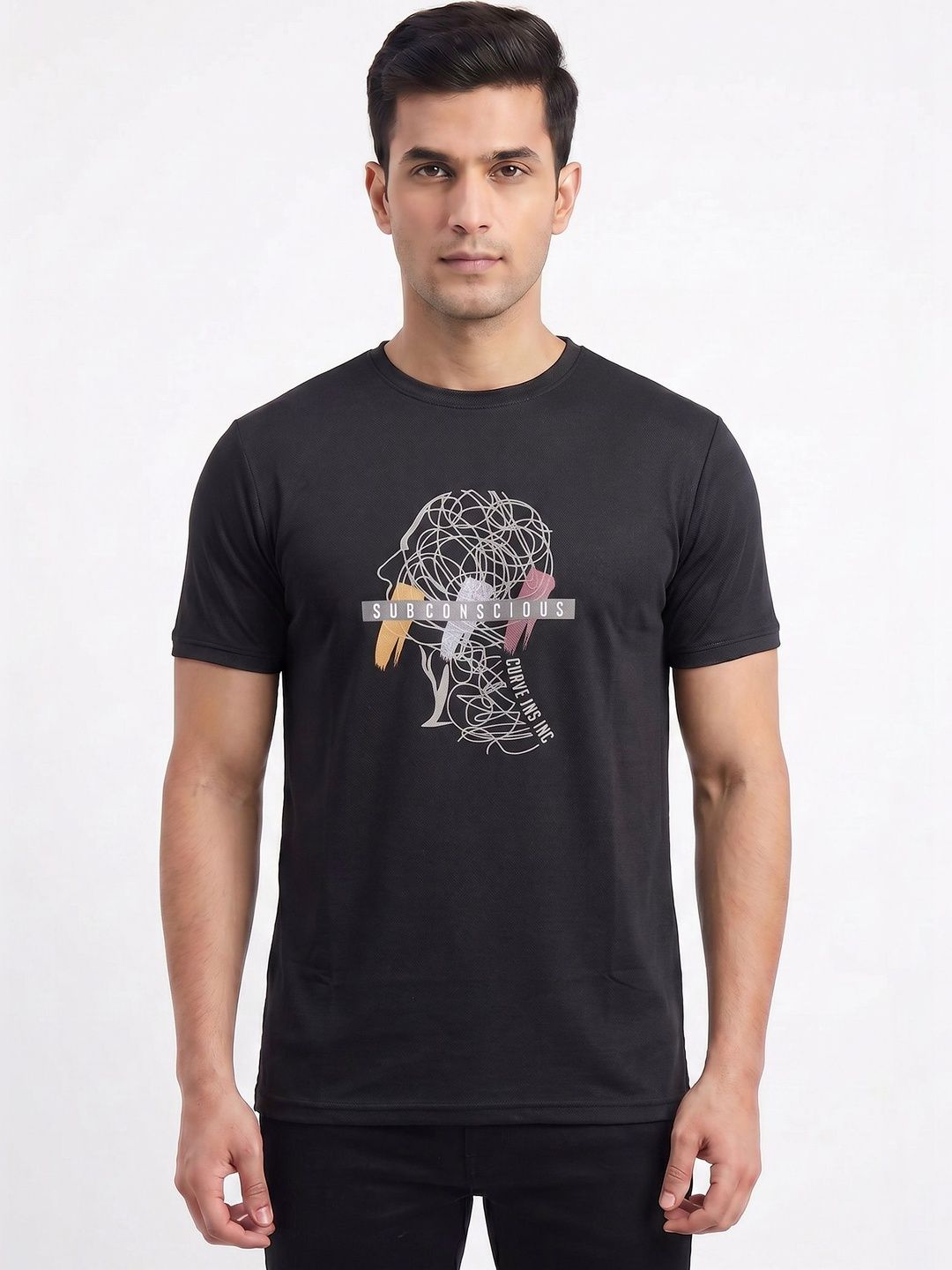 Plugin Men Printed T-shirt