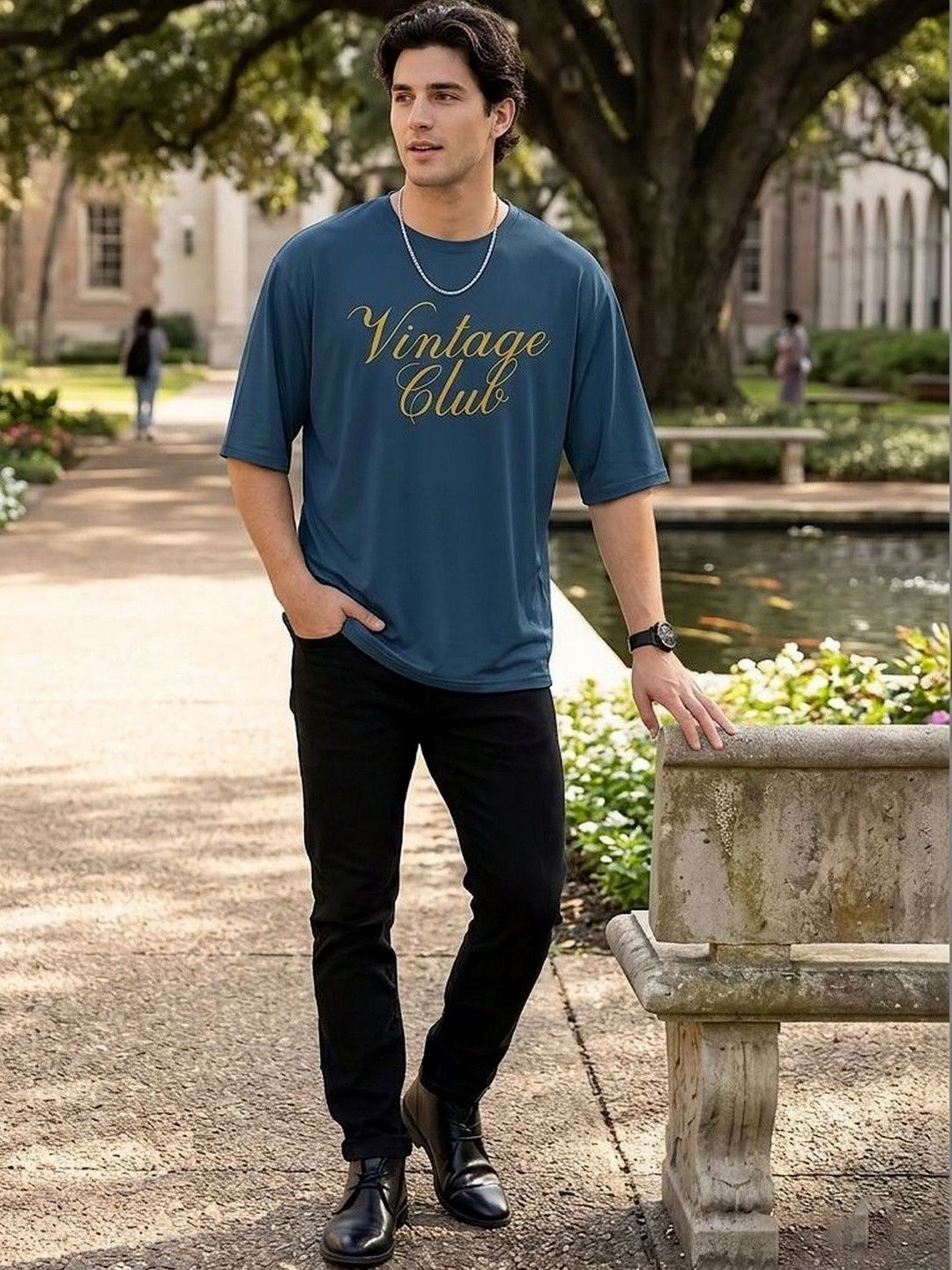 Moda Rapido Men Printed T-shirt