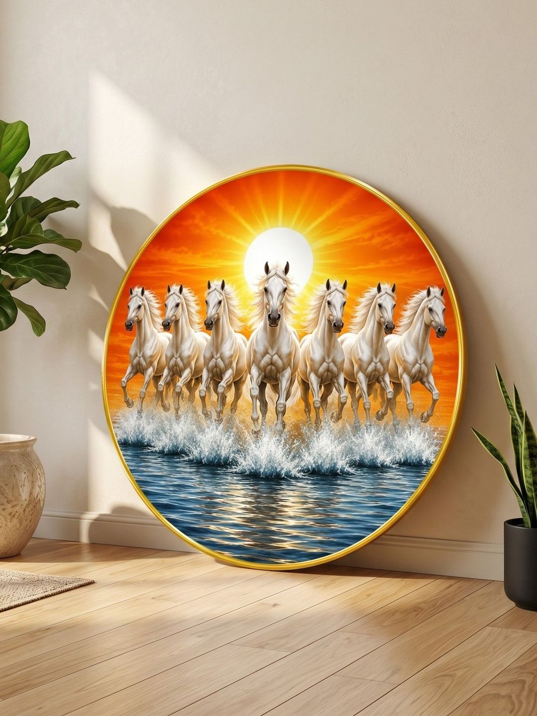 Aura Aura Multicoloured MDF Other Wall Paintings