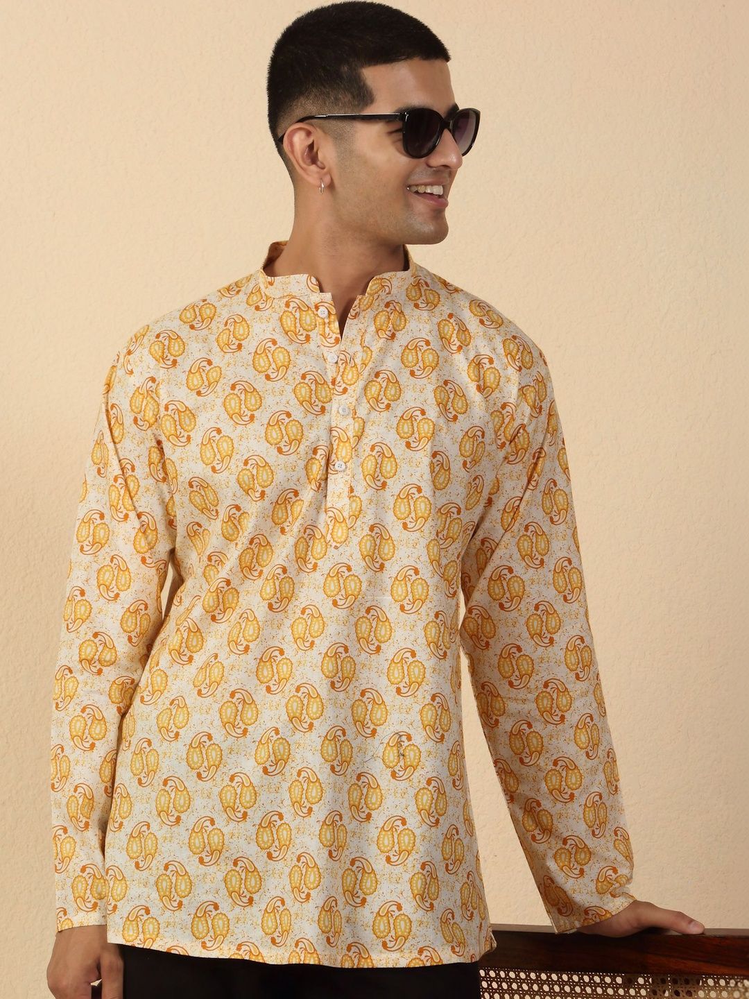 KRAFT INDIA Men Paisley Printed Kurta