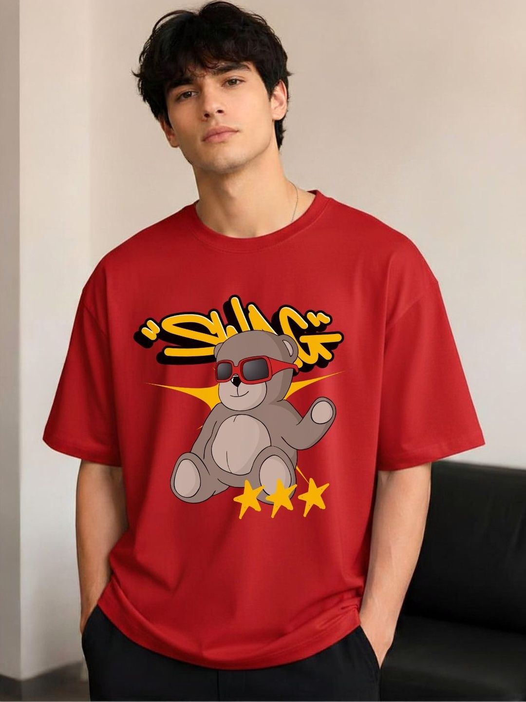R.Code by The Roadster Life Co. Men Printed T-shirt