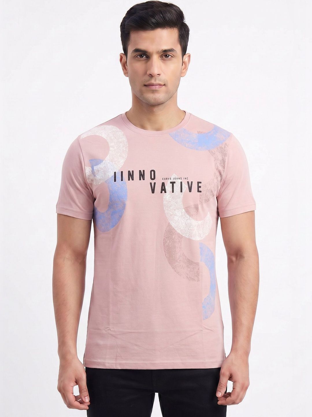 Plugin Men Printed T-shirt