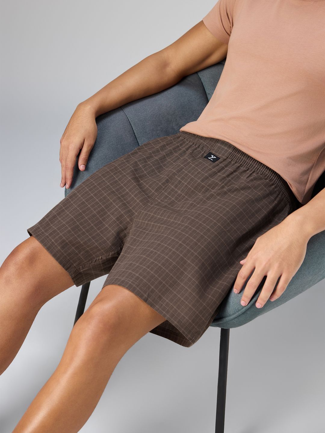 XYXX Checked Cotton Boxers