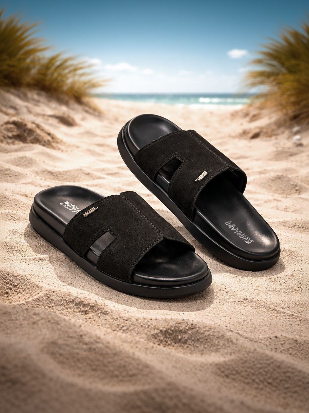 Woodland Men Sliders