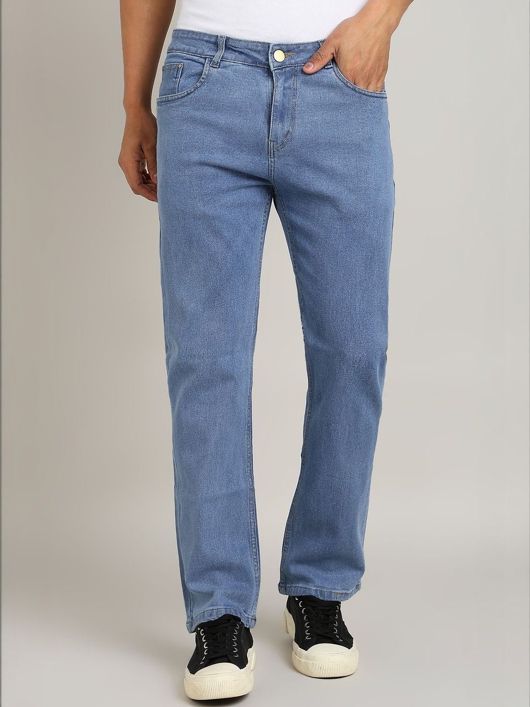 by2Men Men Regular Fit Mid-Rise Jeans