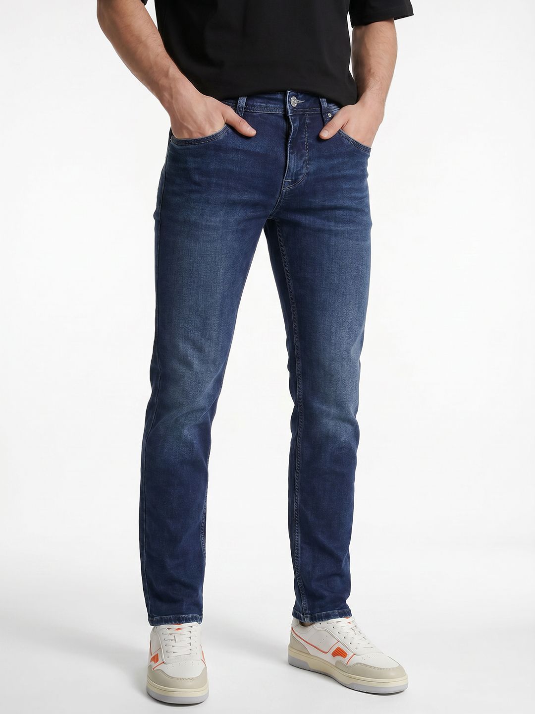 Integriti Men Smart Slim Fit Light Fade Stretchable Jeans