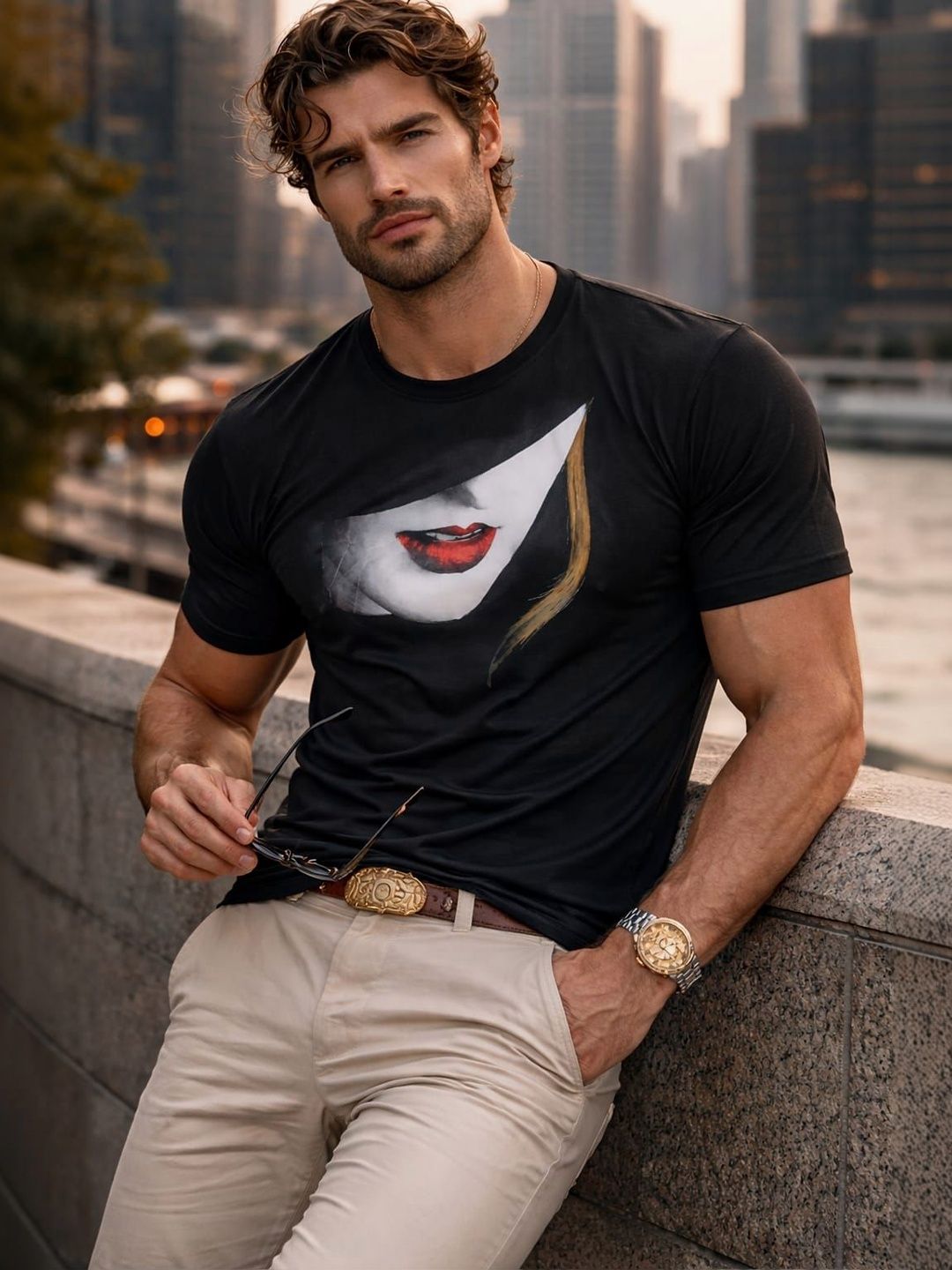 Flirty Soul Graphic Printed Round Neck Short Sleeves T-shirt