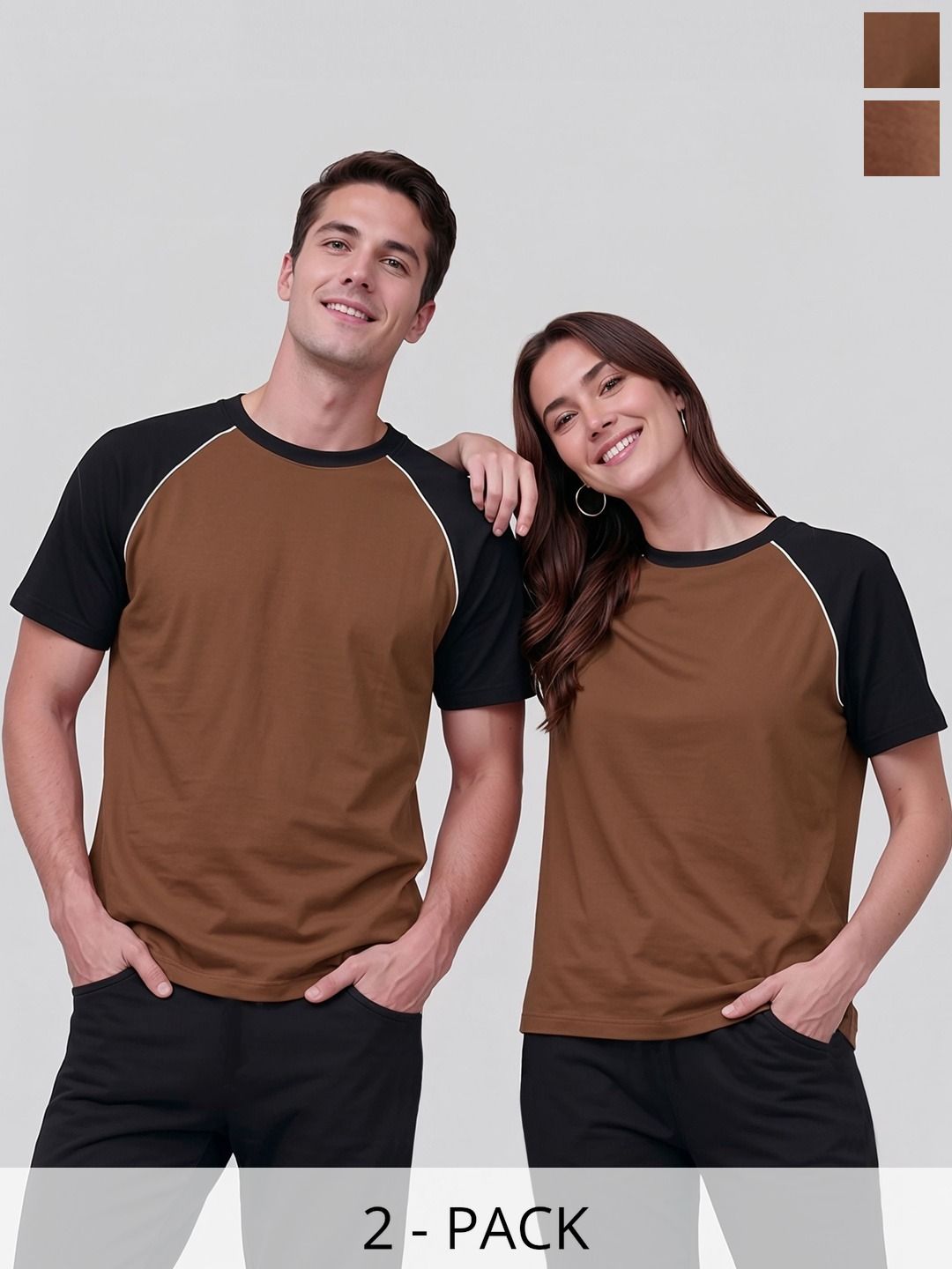 BAESD Unisex 2 Colourblocked Twistform T-shirt