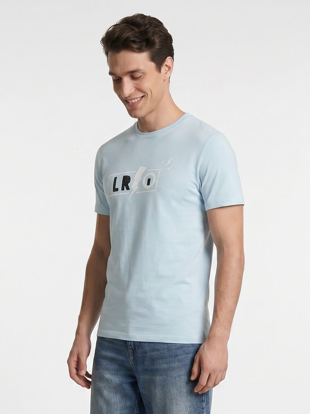Integriti Slim Fit Typography Printed T-Shirt