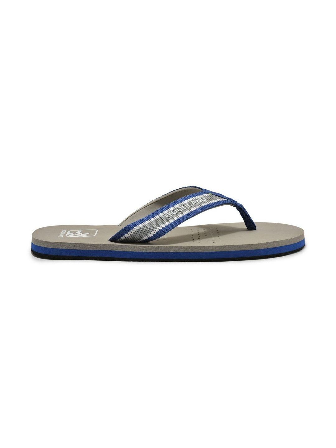 Woodland Men Striped Thong Flip-Flops