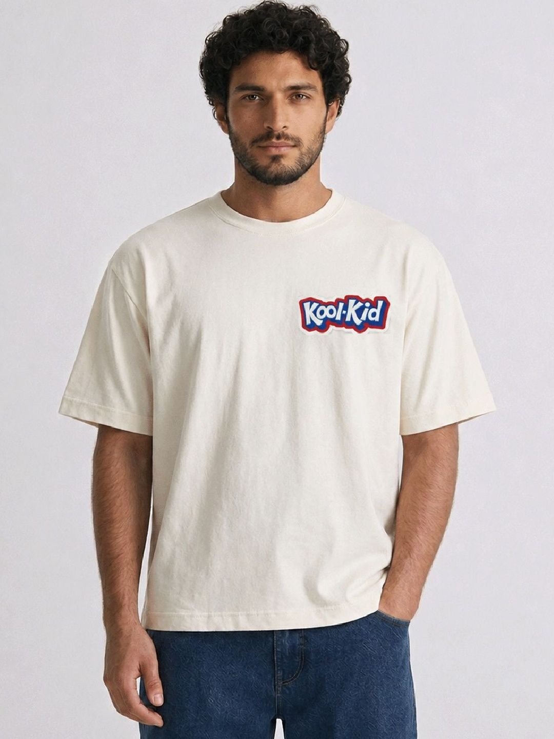 HERE&NOW Men Typography Printed T-shirt