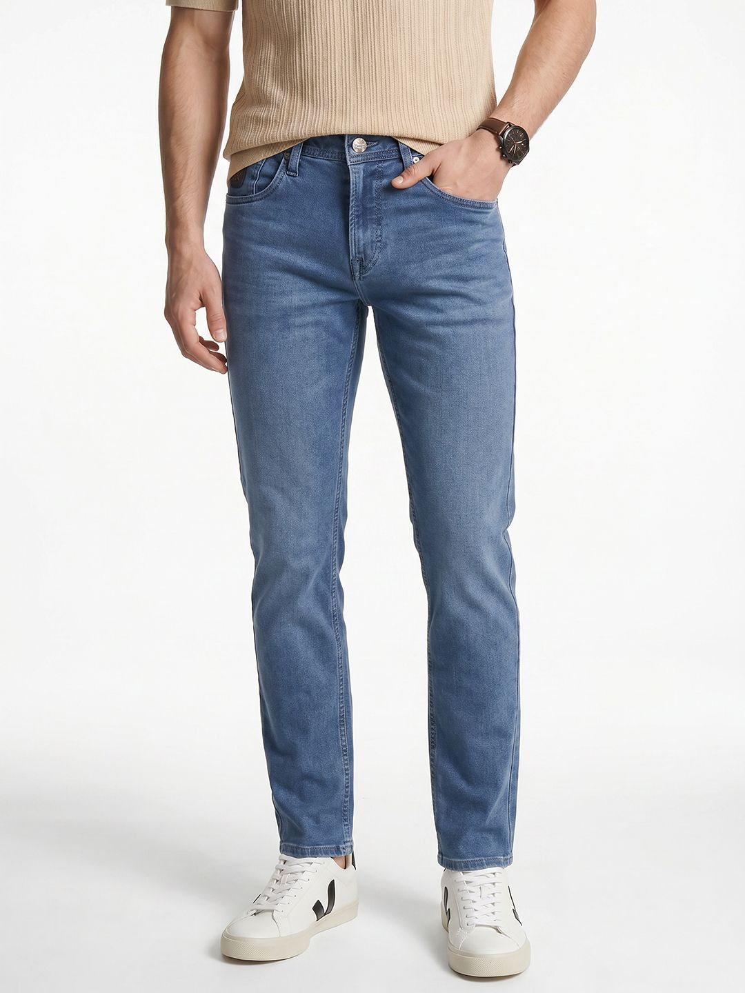 Integriti Men Smart Slim Fit Stretchable Jeans