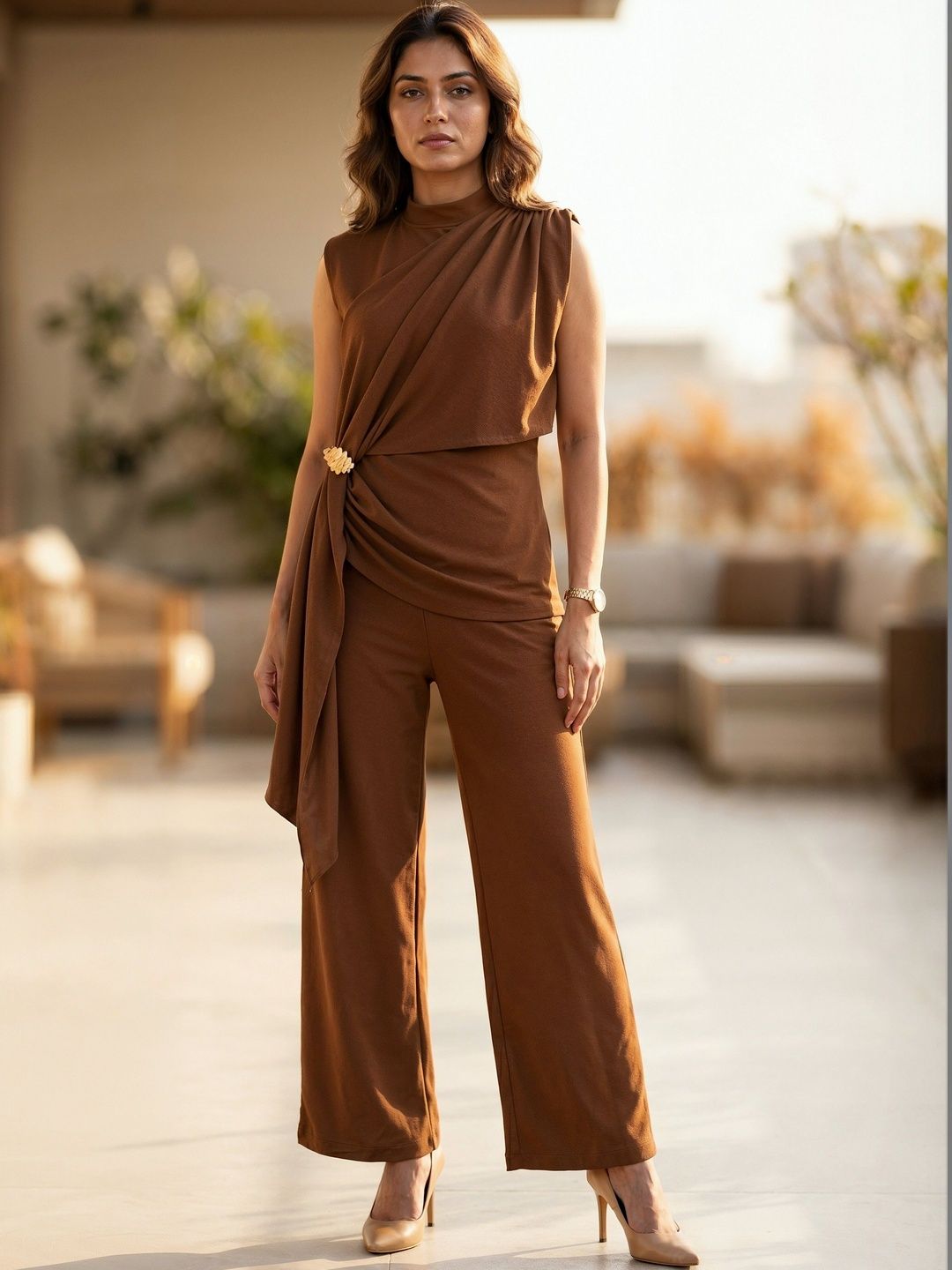AASK Solid Top with Palazzos