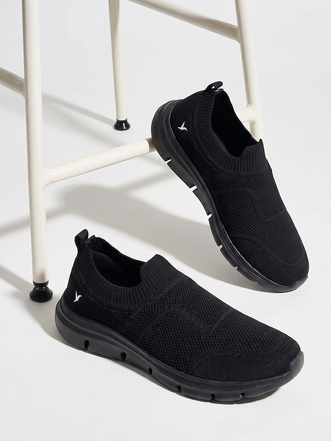 yoho Men Textured Slip-On Sneakers