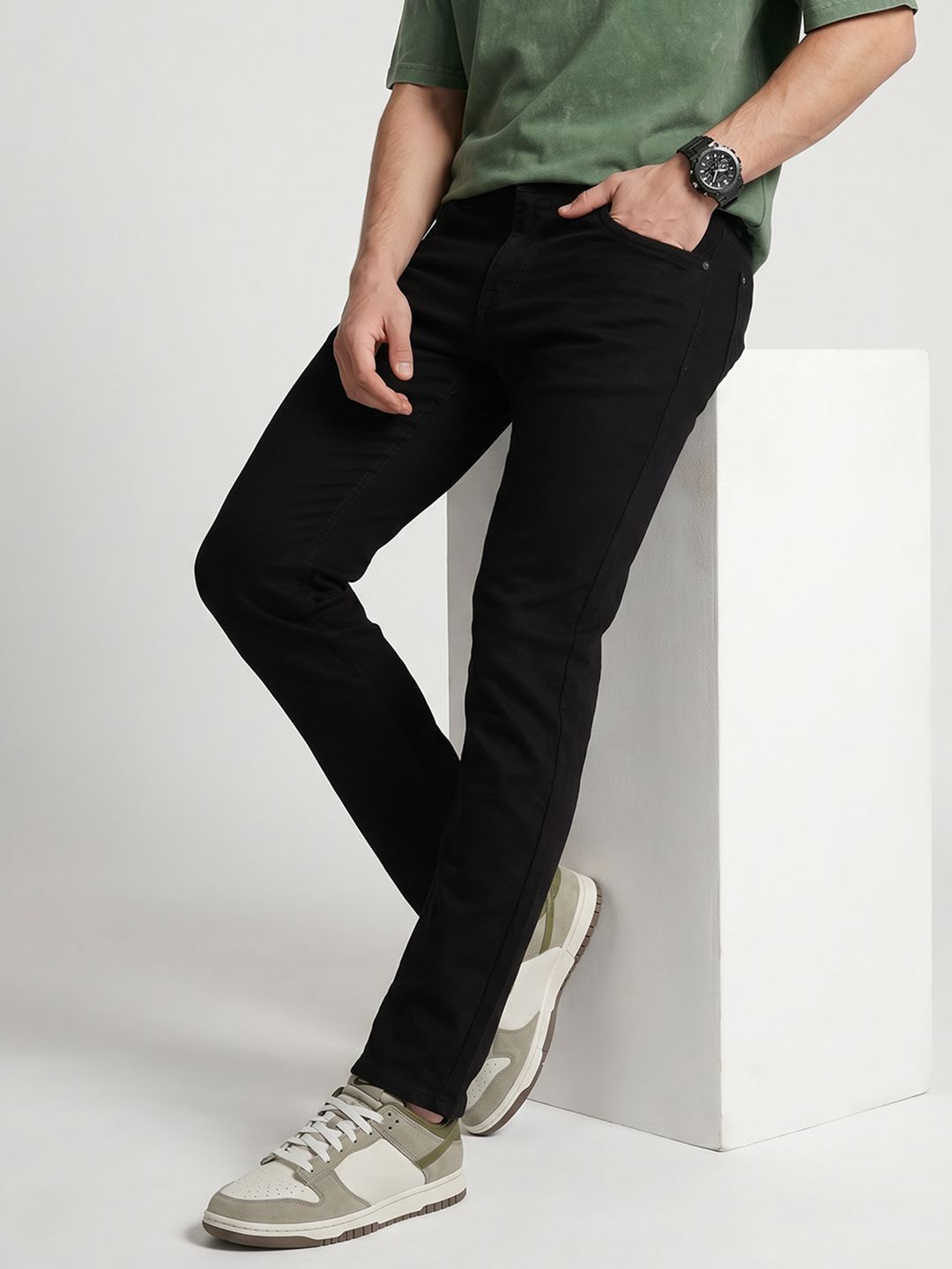 Integriti Men Slim Fit Light Fade Stretchable Jeans