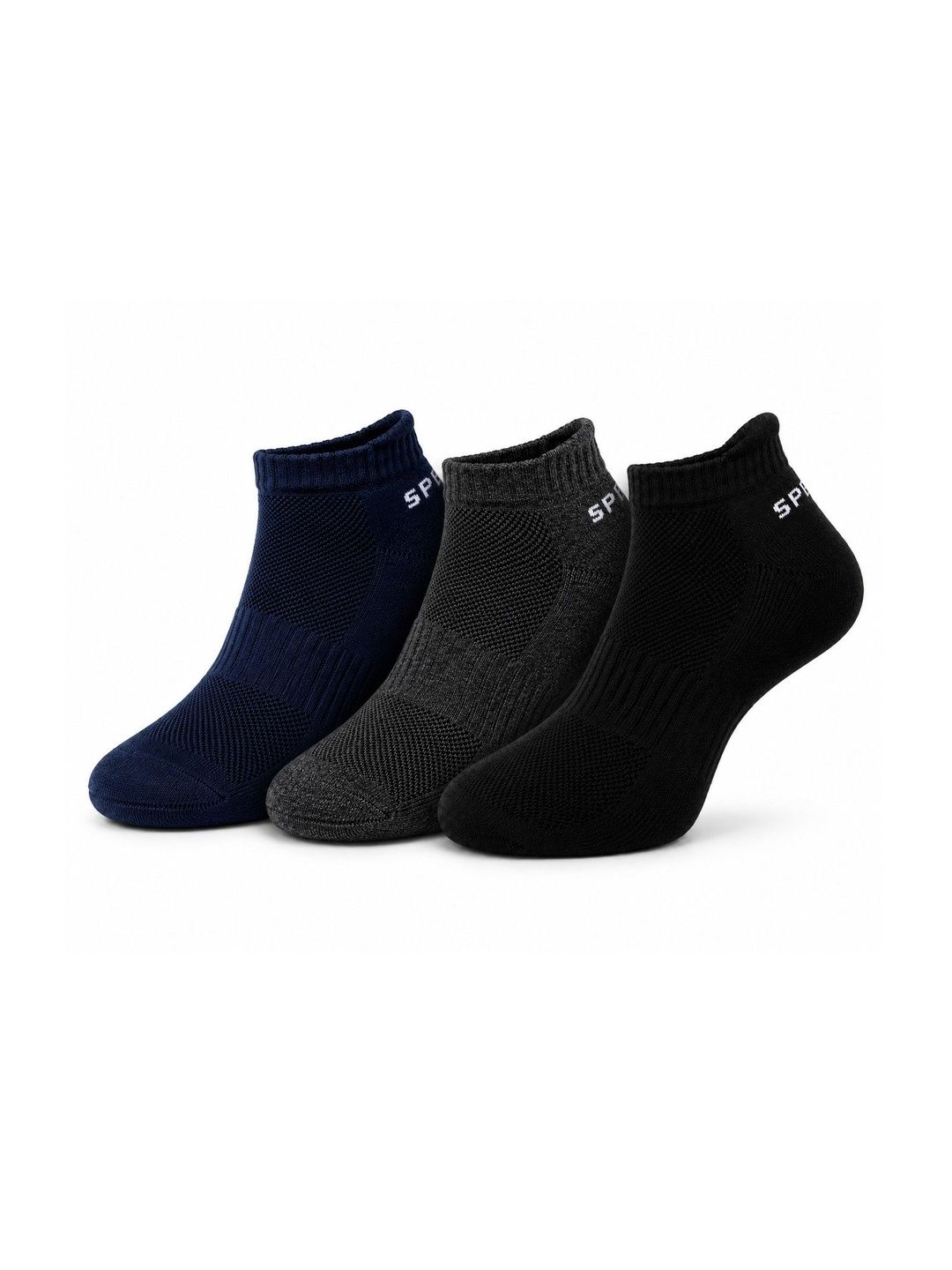 Dollar Men Pack of 3 Cotton Assorted Ankle Length Socks