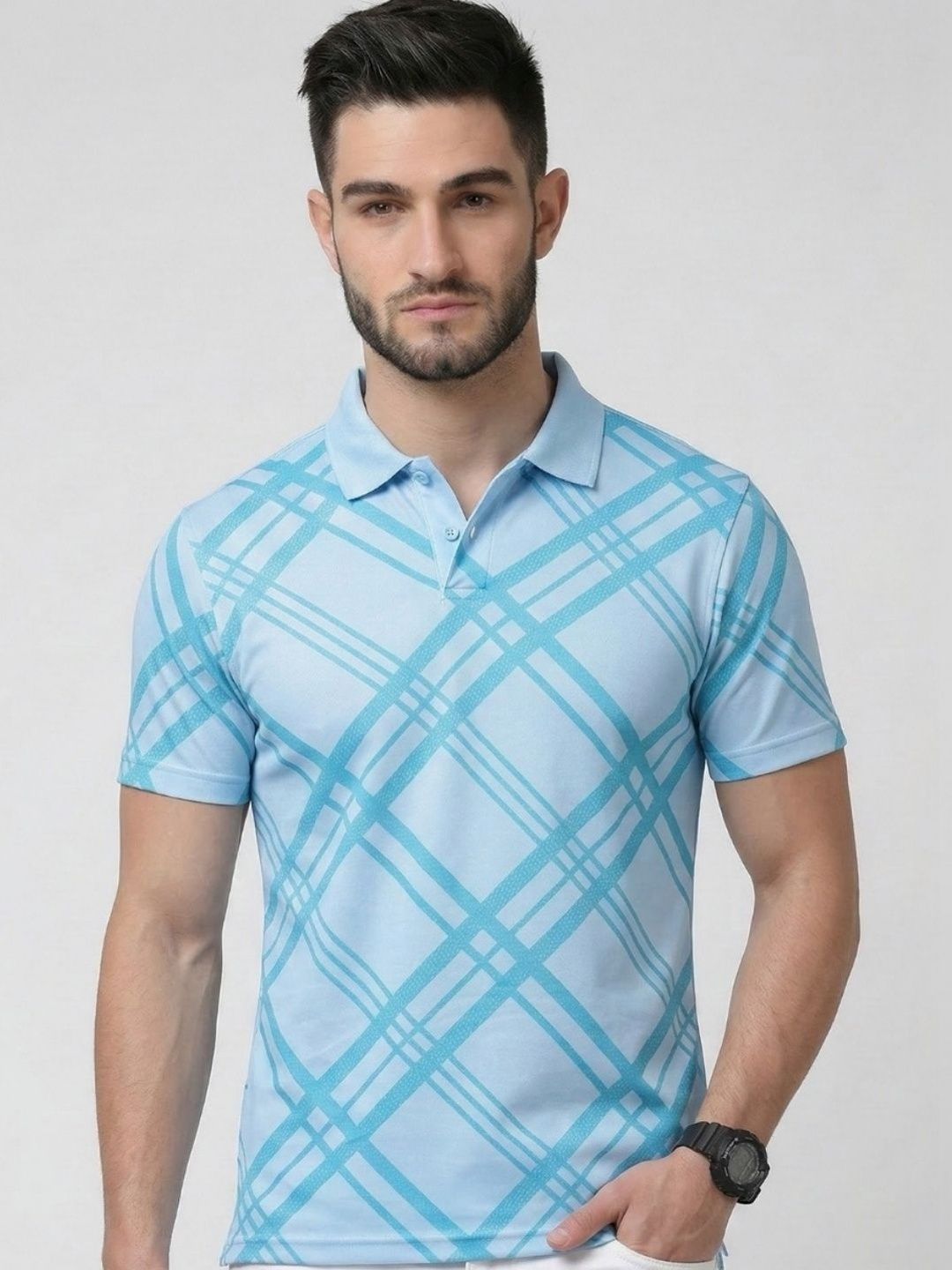 Kook N Keech Men Printed Polo Collar T-shirt