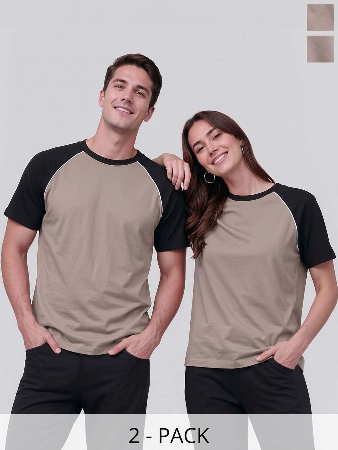 BAESD Unisex 2 Colourblocked Twistform T-shirt